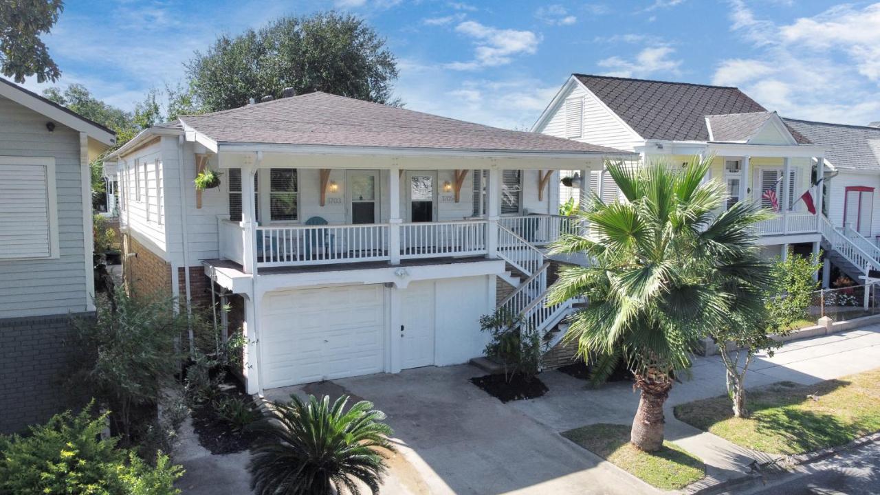Cozy Historic Galveston House-8 Min Walk To Beach! المظهر الخارجي الصورة